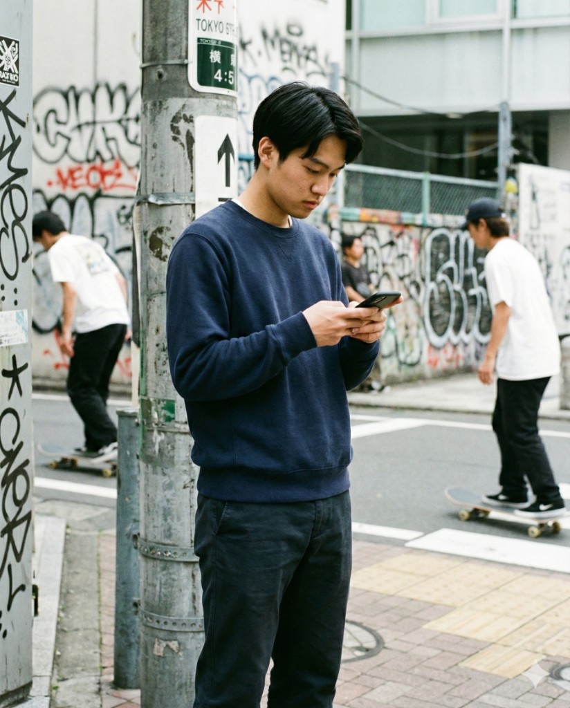 スマホで「現場のリアル」を探す若者